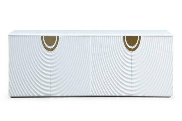 G1869 Sample White + Gold Buffet