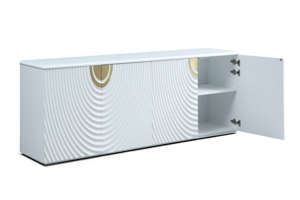 G1869 Sample White + Gold Buffet