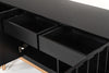 Modrest Token Modern Black & Rosegold Buffet Model VGVCG816