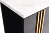 Modrest Kingsley Modern Marble & Rosegold Buffet Model VGVCG8933