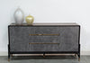 Modrest Gabrielle Contemporary Walnut & Gold Buffet Model VGGU5425BU-WAL-BUFF