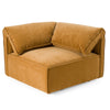Divani Casa Gene Modern Ochre Fabric Modular Corner Sectional Seat Model VGSX-F6062-C-OCHRE