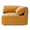 Divani Casa Gene Modern Ochre Fabric Modular Corner Sectional Seat Model VGSX-F6062-C-OCHRE
