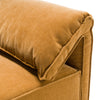 Divani Casa Gene Modern Ochre Fabric Modular Corner Sectional Seat Model VGSX-F6062-C-OCHRE