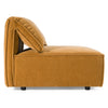 Divani Casa Gene Modern Ochre Fabric Modular Armless Sectional Seat Model VGSX-F6062-CHR-OCHRE