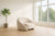 Divani Casa Gentle Modern Beige Pattern Fabric Accent Chair Model VGOD-ZW-24037-CHR-BGE