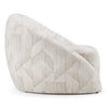 Divani Casa Gentle Modern Beige Pattern Fabric Accent Chair Model VGOD-ZW-24037-CHR-BGE