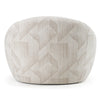 Divani Casa Gentle Modern Beige Pattern Fabric Accent Chair Model VGOD-ZW-24037-CHR-BGE