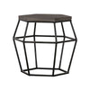 Modrest Tartan Modern Concrete & Metal End Table Model VGLBGEOM-LT70-02
