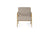 Modrest Gibbons Modern Beige Linen & Forged Gold Accent Chair Model VGMY-2721-BGE