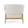Divani Casa Giselle Mid Century Modern Off White Fabric Accent Chair Model VGKK-KF.A2087-NAT