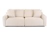 Divani Casa Gloria Modern White Fabric Sofa Model VGSX-22052-SOFA-PRL