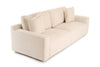 Divani Casa Gloria Modern White Fabric Sofa Model VGSX-22052-SOFA-PRL