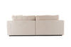 Divani Casa Gloria Modern White Fabric Sofa Model VGSX-22052-SOFA-PRL