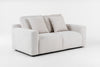 Divani Casa Gloria Modern White Fabric Loveseat Model VGSX-22052-LOVE-PRL