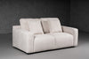 Divani Casa Gloria Modern White Fabric Loveseat Model VGSX-22052-LOVE-PRL
