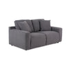 Divani Casa Gloria Modern Grey Fabric Loveseat Model VGSX-22052-LOVE-SILT