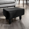 Furniture of America Vale Black Contemporary Footstool (2/Ctn) Model GM-5011-2PK