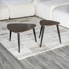 Furniture of America Cove Natural/Black Contemporary Nesting Tables (2/Ctn) Model GM-5014-2PK