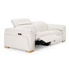 Divani Casa Gregory Modern Off White Leather Sofa With 2 Recliners Model VGKV-KM.6368-SOFA-OFF