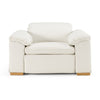 Divani Casa Gregory Modern Off White Leather Recliner Chair Model VGKV-KM.6368-CHR-OFF