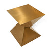 Modrest Hadler Glam Brushed Gold Metallic End Table Model VGODLZ-206E