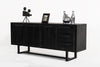 Modrest Hardy Modern Black Acacia Buffet Model VGLBTHER-SB190