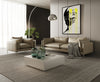 Divani Casa Harvest Modern Taupe Full Leather Sofa Set Model VGKKKF2627-TP-SET