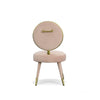 Modrest Haswell Glam Pink Velvet Accent Chair (Set Of Two) Model VGMFMC-479-PK-CH