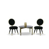 Modrest Haswell Glam Black Velvet Accent Chair (Set Of Two) Model VGMFMC-479-BLK-CH