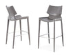 Hayes Modern Grey Eco-Leather Bar Stool (Set of 2)