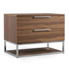 Modrest Helenora Modern Walnut Nightstand Model VGVC-MB1502-WAL