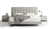Eastern King Modrest Hera Modern Grey Leatherette Bed Model VGCNHERA-BED-EK