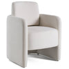 Modrest Hermosa Modern White Fabric Dining Chair Model VGKK-KF.Y2220-WHT