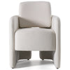 Modrest Hermosa Modern White Fabric Dining Chair Model VGKK-KF.Y2220-WHT