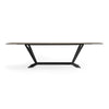 Herzog Modern Grey Ceramic Dining Table