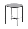 Modrest Hobart Modern Black Ceramic End Table Model VGDWJ5837-BLK-ET