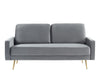 Divani Casa Huffine Modern Grey Fabric Sofa Model VGHCJYM2030-GRY