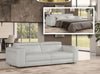 Lamod Italia Icon Modern Italian Grey Leather Sofa Bed Model VGCCICON-GREY-9