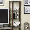 Furniture of America Silver Creek Brown/Silver Contemporary Pier Shelves Model CM5510-PC