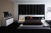Impera Modern Black And White Lacquer Walk On Platform BedModel VGWCIMPERA