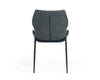 Modrest Instone Industrial Dark Grey Eco Leather Dining Chair (Set Of 2) Model VGHR3532-DKGRY-DC
