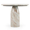 Modrest Isaac Modern Natural Marble Round Coffee Table Model VGNR-NI90040