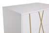 Modrest Nixa Modern White & Gold Chest Model VGVCJ1909-5H-WHT