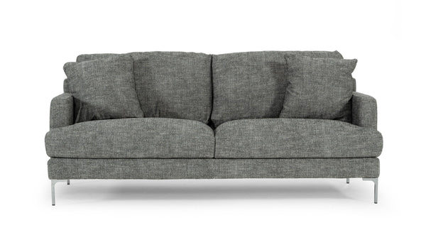 Divani Casa Janina Modern Dark Grey Fabric Sofa Model VGKKKF1032-DRKGRY-3