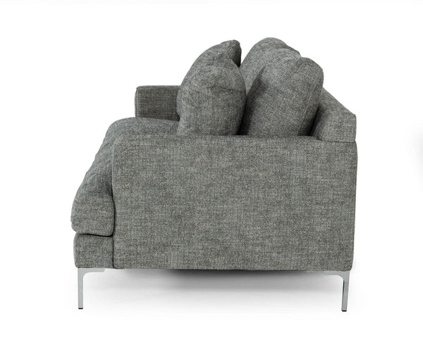 Divani Casa Janina Modern Dark Grey Fabric Sofa Model VGKKKF1032-DRKGRY-3