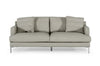 Divani Casa Janina Modern Light Grey Leather Sofa Model VGKKKF1032-GRY-3