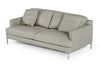Divani Casa Janina Modern Light Grey Leather Sofa Model VGKKKF1032-GRY-3