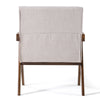 Modrest Joseline Modern Beige Fabric & Walnut Accent Chair (Set Of 2) Model VGMA-MI-1283-BGE