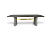 Modrest June Modern Dark Grey & Walnut Dining Table Model VGGR639082-WAL-DT